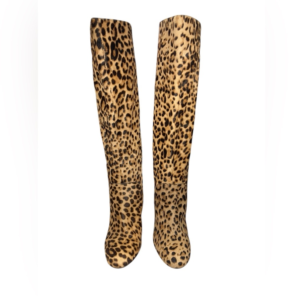 Gianni Bini Leather Leopard Print Boots 
Size 6 M - Picture 2 of 9